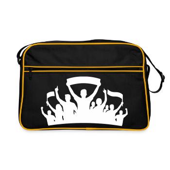 Fans Group Silhouette - Retro Bag - black/gold - Front