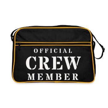 Sécurité officielle de l’équipe Stencil Event - Sac Retro - noir/or - Devant
