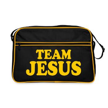 Team jesus - Sac Retro - noir/or - Devant