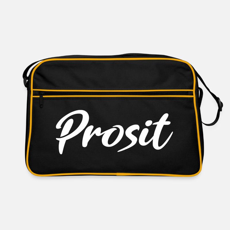 Prosit Prost Trinkspruch Retro Tasche