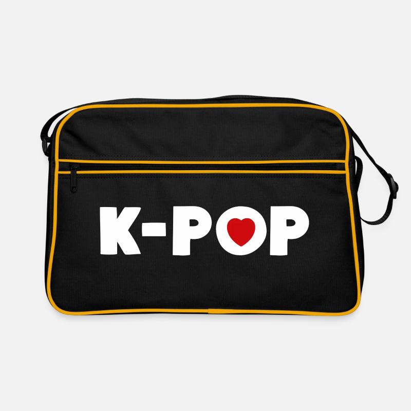 K-Pop Amateur de musique pop coréenne Sac Retro