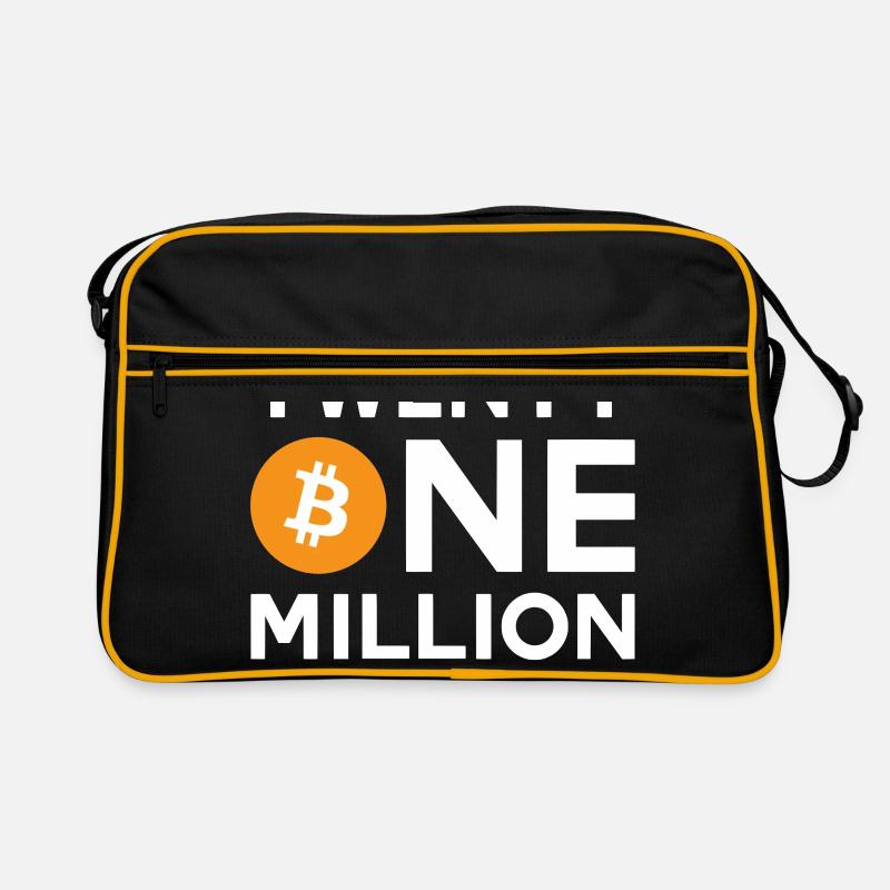 Bitcoin Vingt et un millions Sac Retro