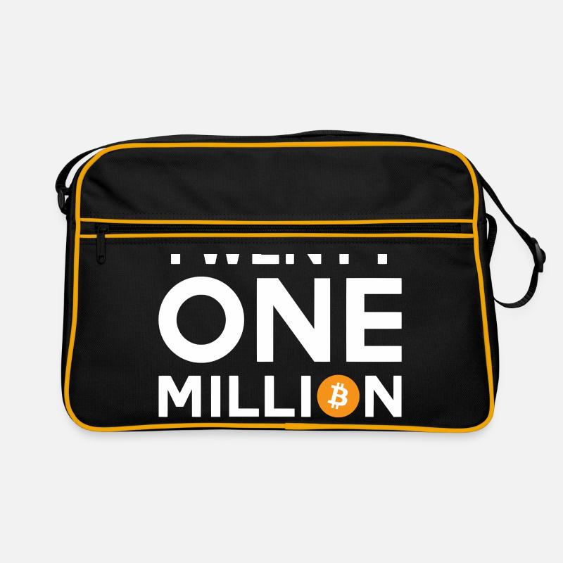 Bitcoin Twenty One Million Retro Bag