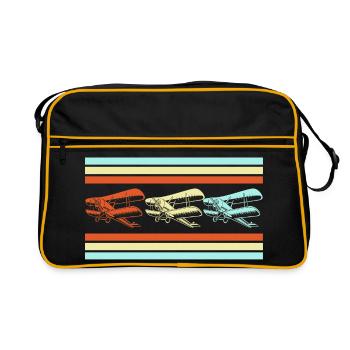 Model Airplane Model Airplane - Retro Bag - black/gold - Front