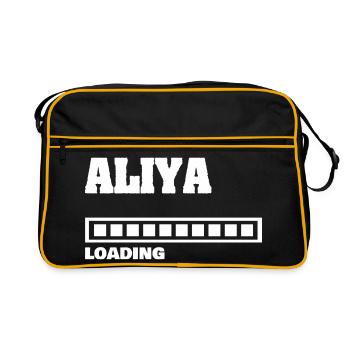 Birth Aliya - Retro Bag - black/gold - Front