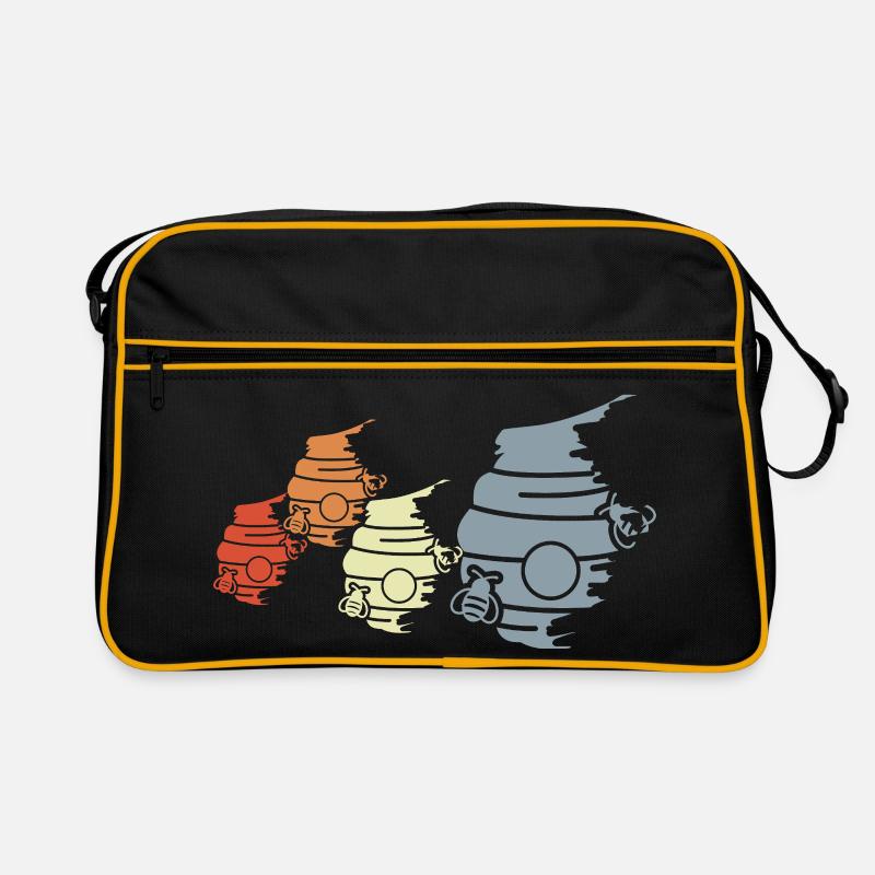 Dessin vintage en ruche Sac Retro