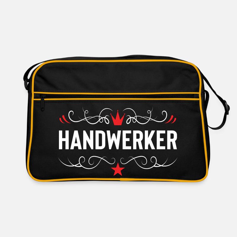 Handwerker Beruf Retro Tasche