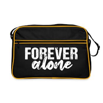 Forever Alone - Sac Retro - noir/or - Devant