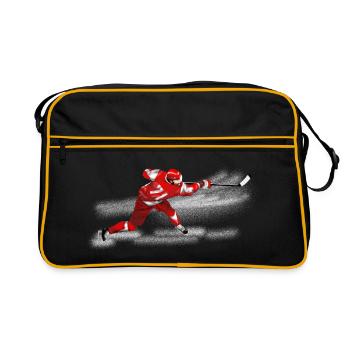 Hockey - Retro Bag - black/gold - Front