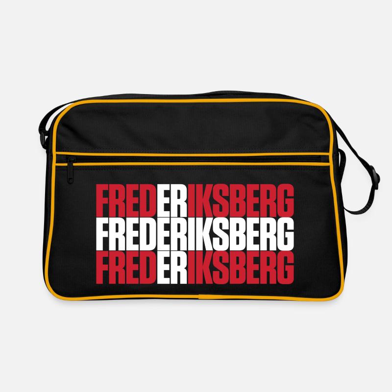Frederiksberg Danemark Drapeau Sac Retro
