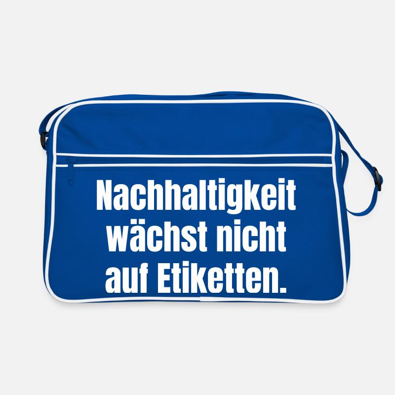 La durabilité ne se développe pas sur les labels Sac Retro