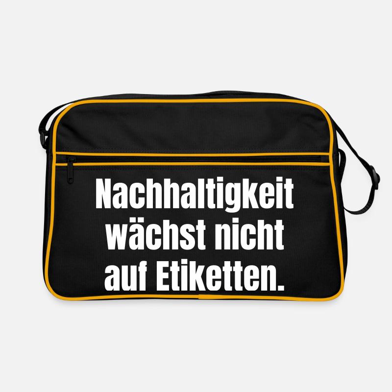 La durabilité ne se développe pas sur les labels Sac Retro