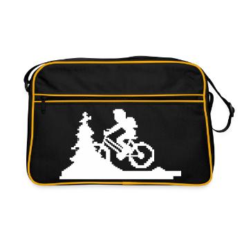 Pixel VTT - Sac Retro - noir/or - Devant