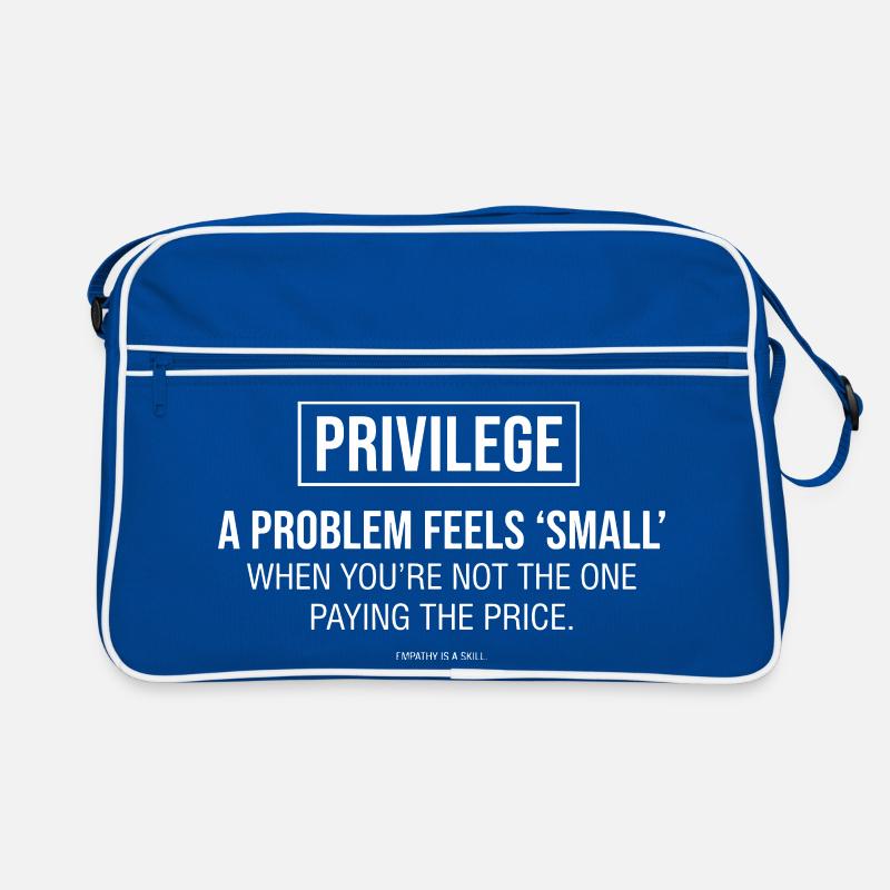 Empathy Statement Typography Retro Bag