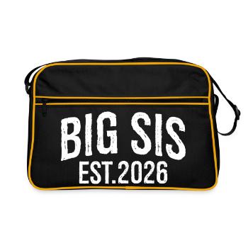 big sis Est 2026 - Retro Bag - black/gold - Front