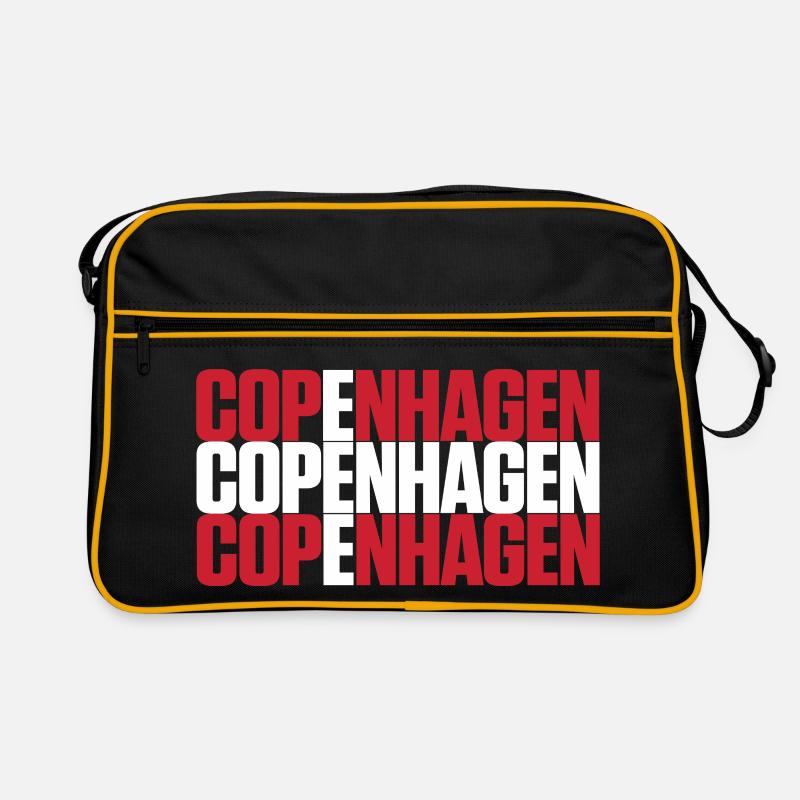 Copenhague Danemark Drapeau Sac Retro