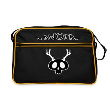 Krawoibua - Retro Bag - black/gold - Front
