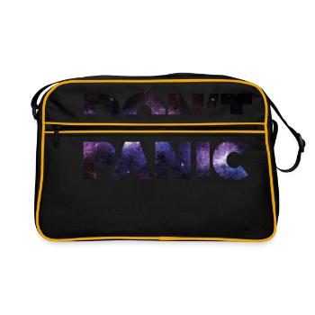 Ne paniquez pas * - Sac Retro - noir/or - Devant