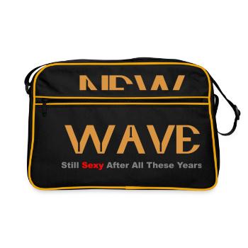 New Wave..Still Sexy After All These Years - Retro Bag - black/gold - Front