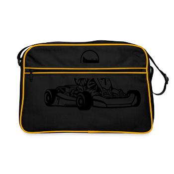 Go-Kart / Go-Cart 01_black - Retro Bag - black/gold - Front