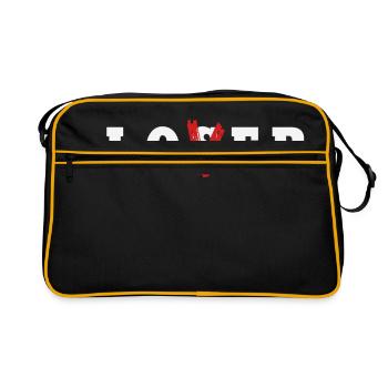LOSER // LOVER - Sac Retro - noir/or - Devant