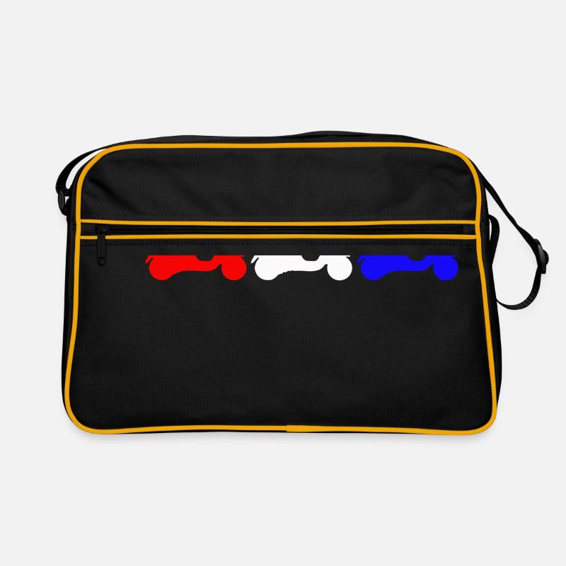 Scooter - Sac Retro - noir/or