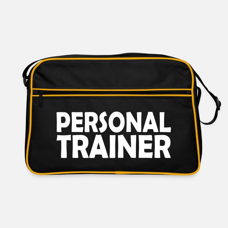 Personal trainer - Sac Retro - noir/or
