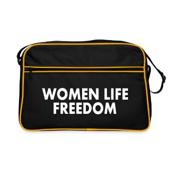 Women life freedom - Sac Retro - noir/or - Devant