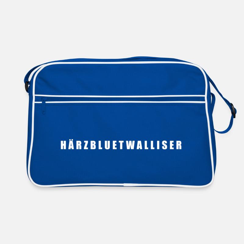 Härzbluetwalliser Walliser Schweiz Retro Tasche