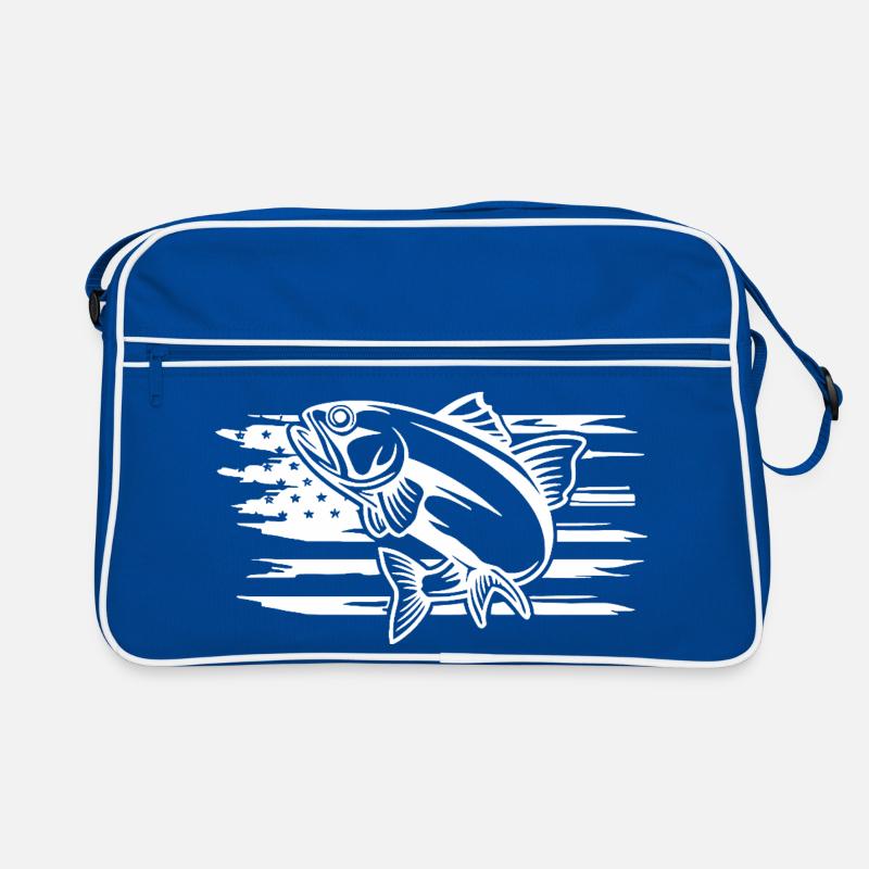 Dynamic Fish Motion Graphic Retro Bag