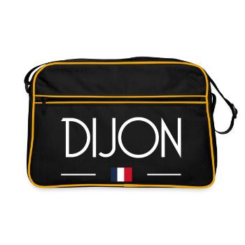 Dijon - Retro Tasche - Schwarz/Gold - Vorne