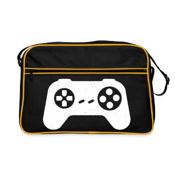 Controller Vintage Texture - Retro Bag - black/gold - Front