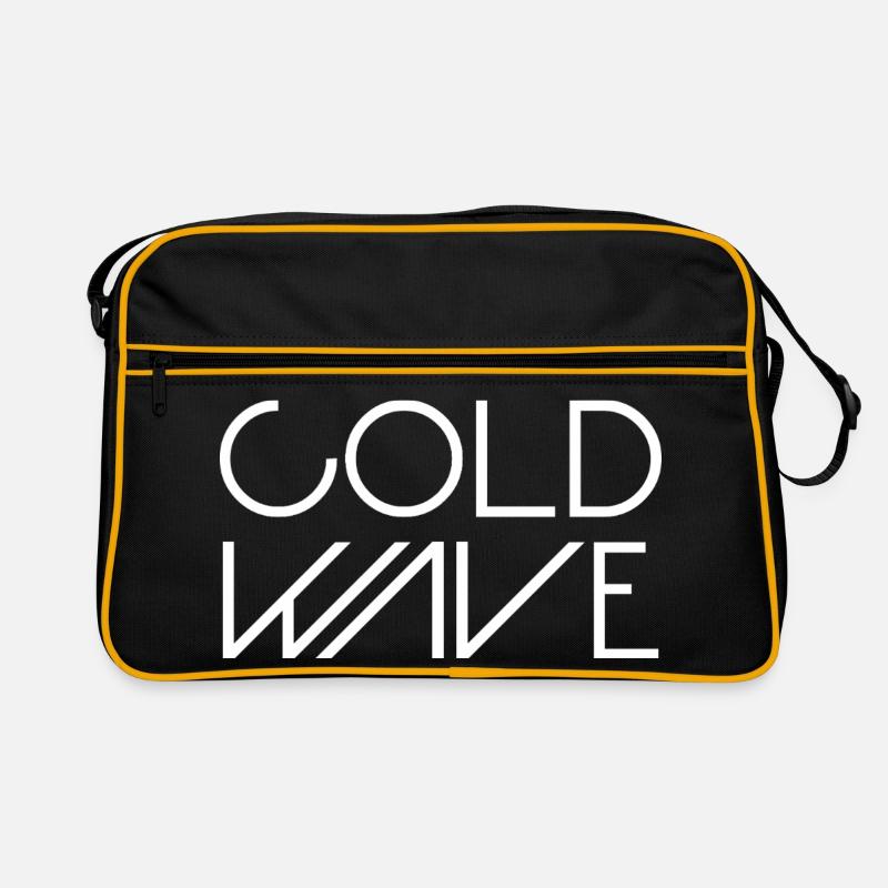 Cold Wave Minimalist Typography Retro Bag