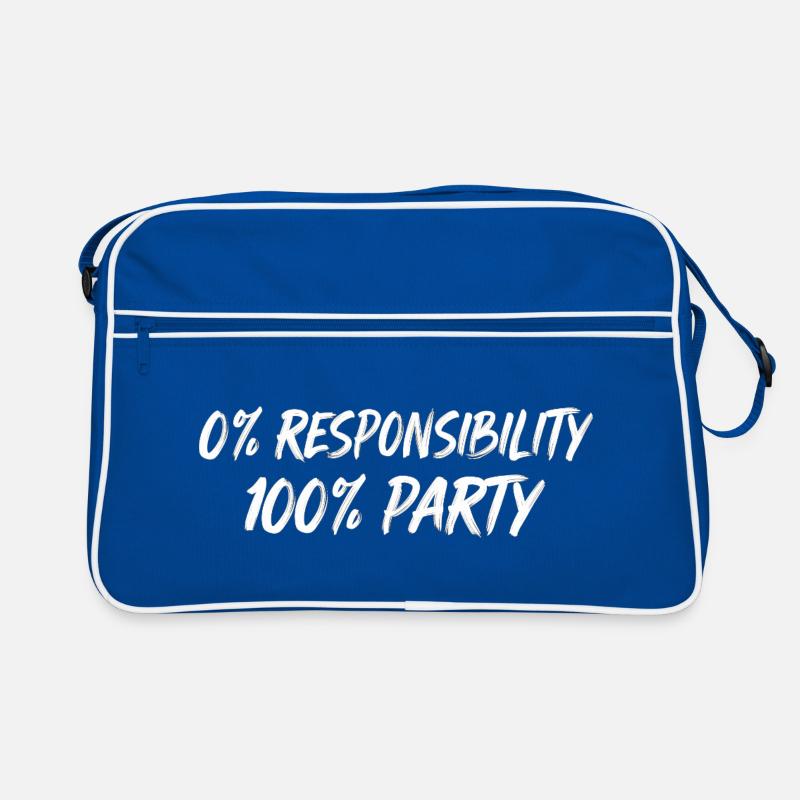 0% Responsibility 100% Party Retro Bag