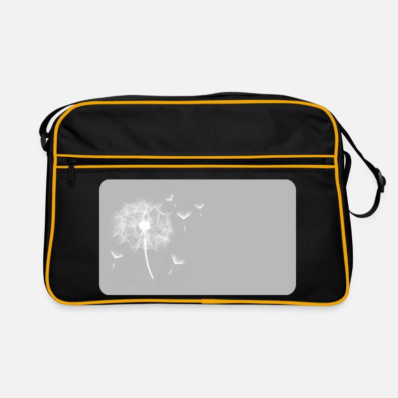 Dandelion grey | customizable Retro Bag