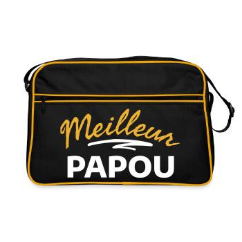 Graphic Design Vibrant Nature - Retro Bag - black/gold - Front