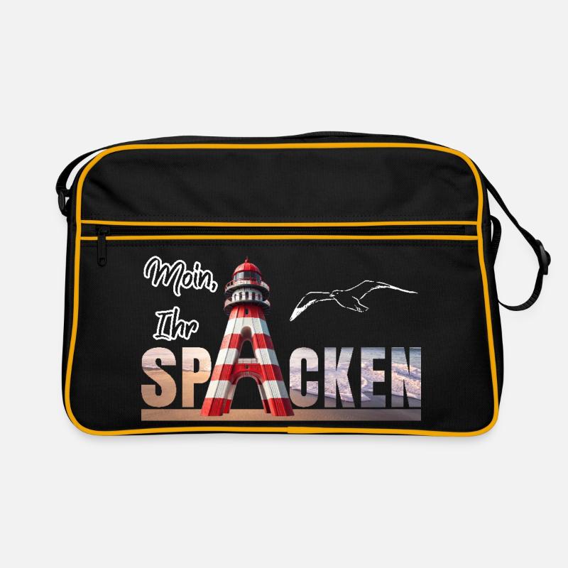 Moin Ihr SPACKEN Retro Tasche