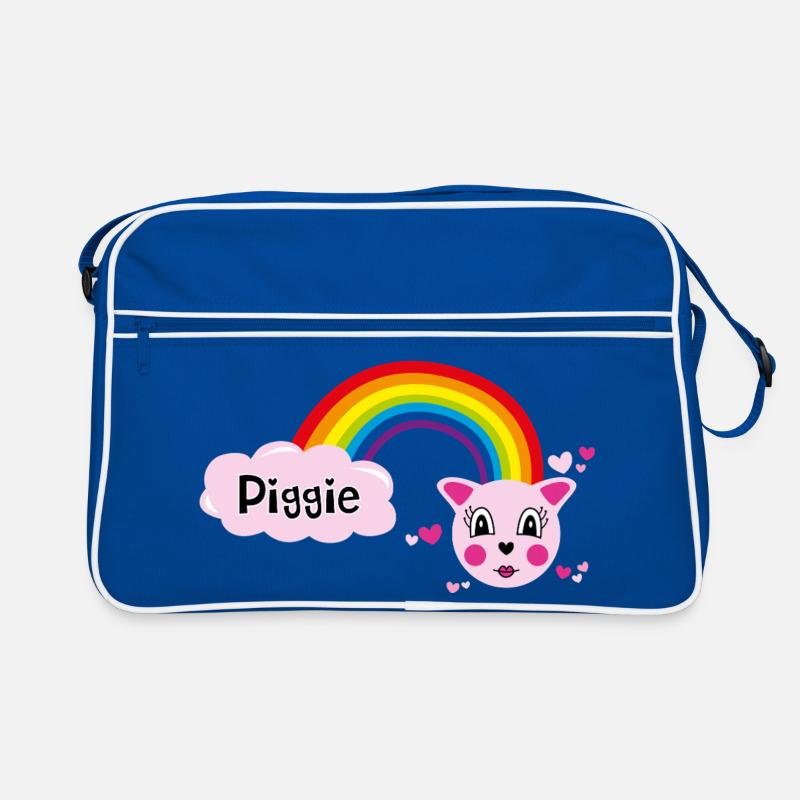 Piggie mimi von Helfspawn Retro Tasche