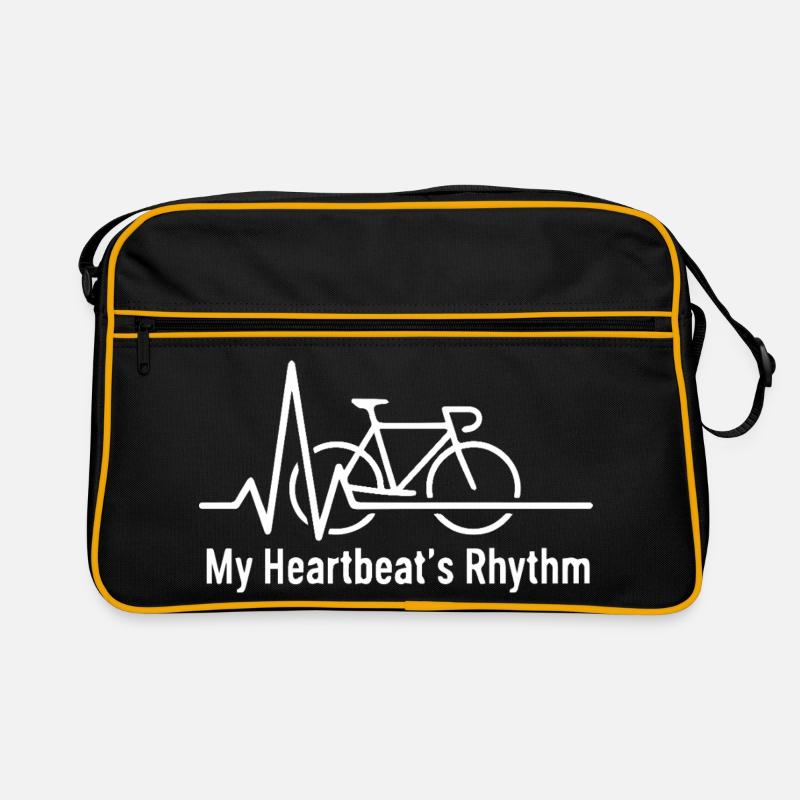 My Heartbeat's Rhythm Cycling Retro Bag