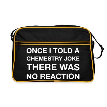 Blagues de chimiste Chimie Humour Nerd - Sac Retro - noir/or - Devant