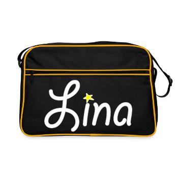 Lina - Sac Retro - noir/or - Devant