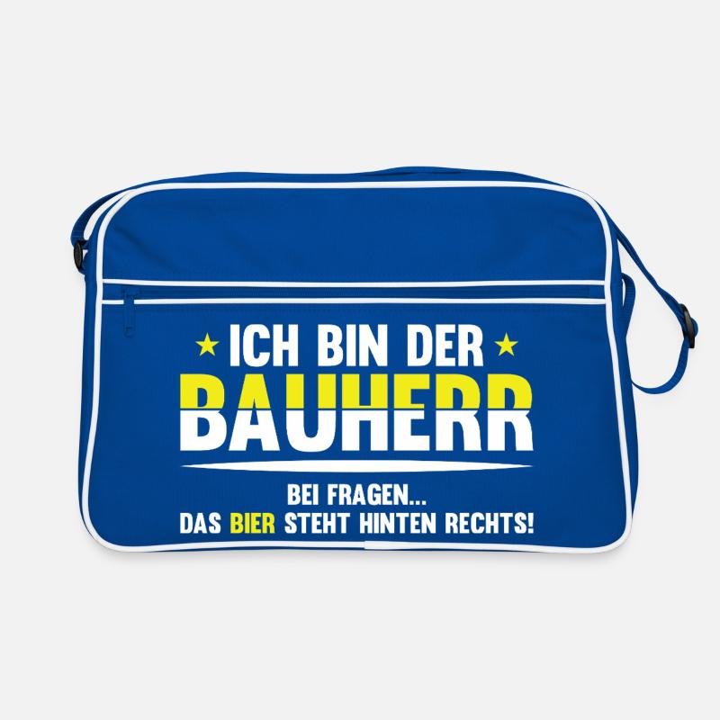 Bayerischer Bierwitz Spruch Retro Tasche
