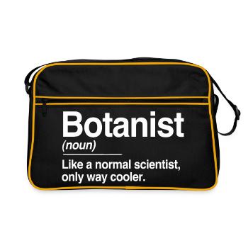 Définition du botaniste - Sac Retro - noir/or - Devant