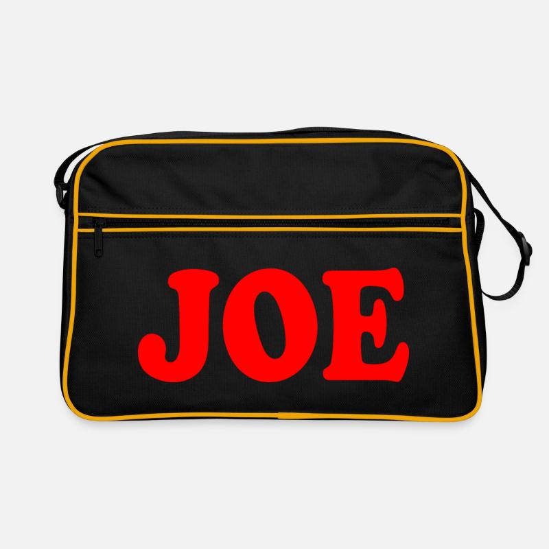 Joe - Retro Tasche - Schwarz/Gold