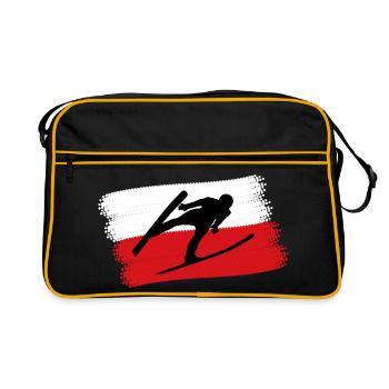 Ski Jumper Poland - Retro Bag - black/gold - Front