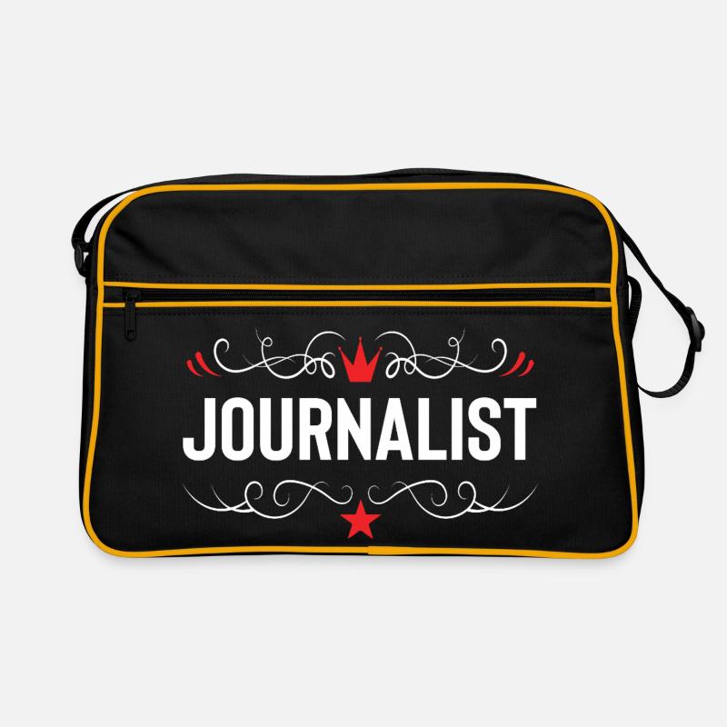 Journalist Profession Retro Bag