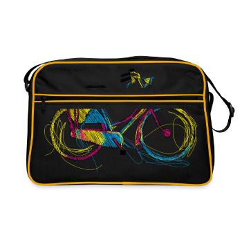 Fahrrad - Retro Bag - black/gold - Front