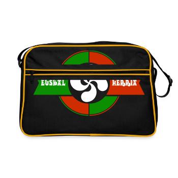 Croix du pays Basque 2 - Sac Retro - noir/or - Devant