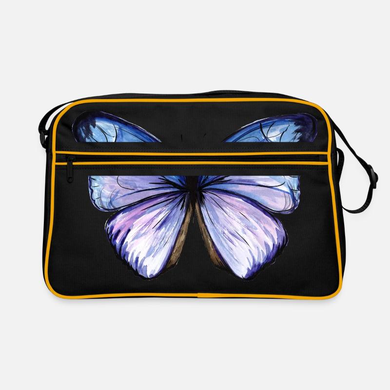 Schmetterling Retro Tasche