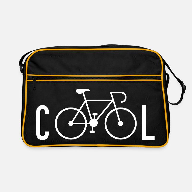 Le vélo c'est cool - Sac Retro - noir/or